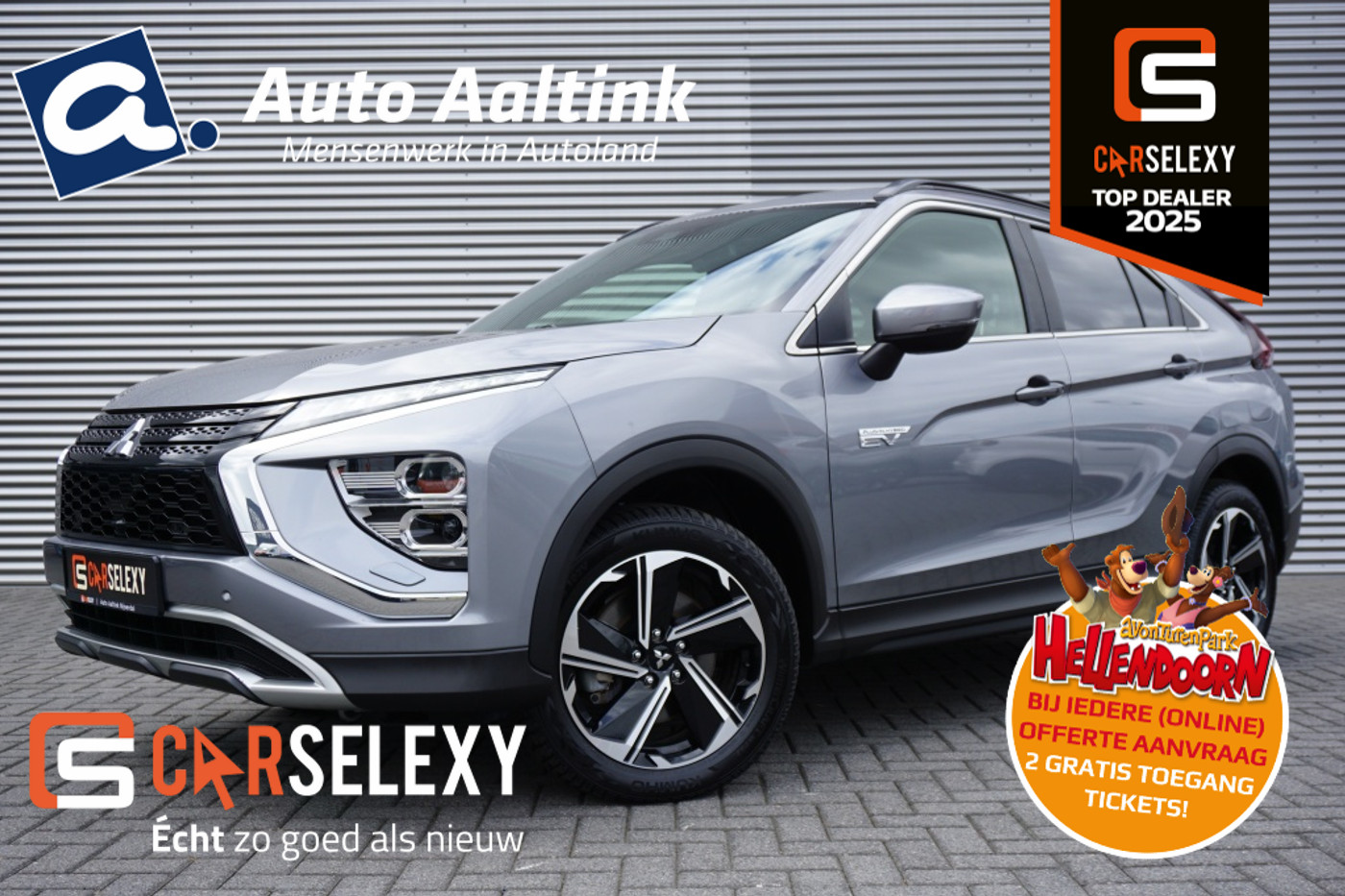 Mitsubishi Eclipse Cross 2.4 PHEV Intense+ CRUISE | CLIMA | 1.500 KG  TREKGEWICHT 2023 - voorkant
