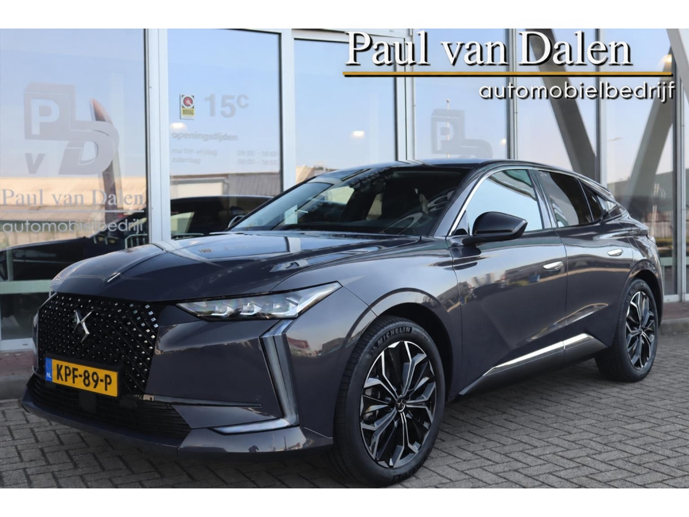 DS DS 4 1.6 E-Tense 225PK AUTOMAAT PALLAS Navi | Head Up | Memory | Matrix Led | Camera | Keyless | Adapt.Cruise | 19 Inch Lm | 2025 - voorkant