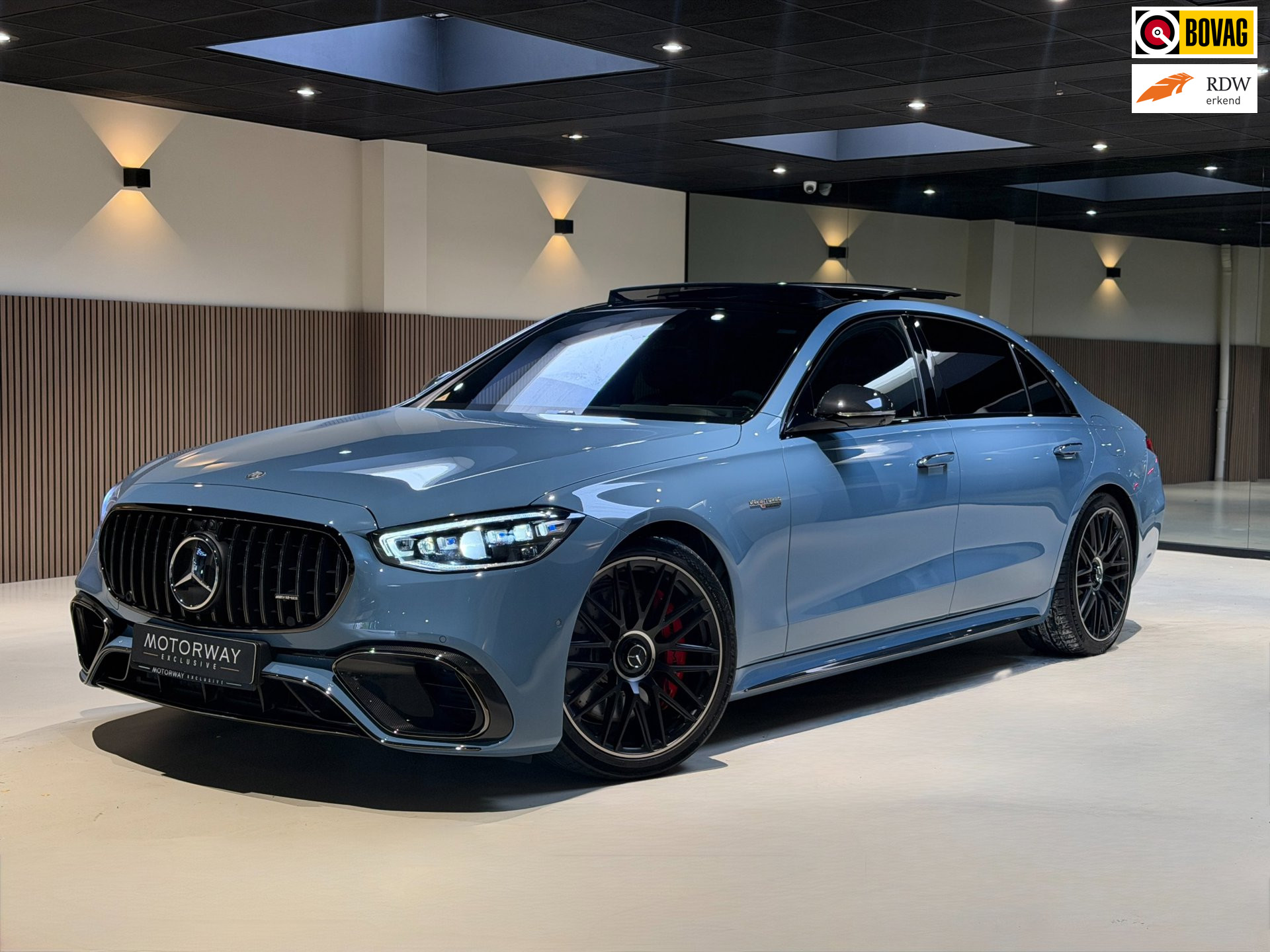 Mercedes-Benz AMG S 63 E Performance AMG 63 S E Performance|Pano|HUD|Keyless|360|4D Burmester|Massage|Matrix|Stoel verwarm en ventil|Carbon 2024 - voorkant