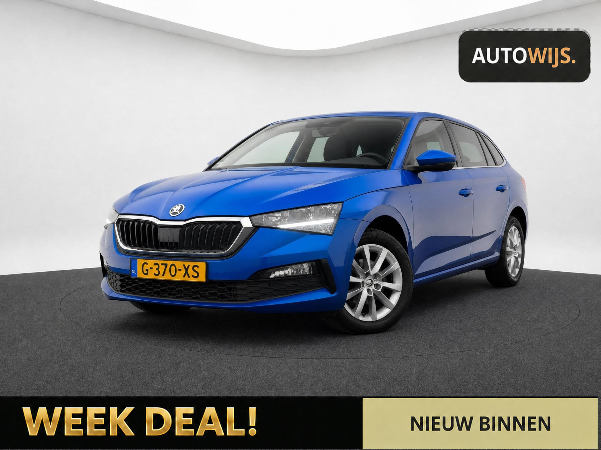 Skoda Scala 1.0 TSI Ambition|NL AUTO|LM-VELG|1e EIG|AIRCO|GOED ONDERHOUDEN 2020 - voorkant