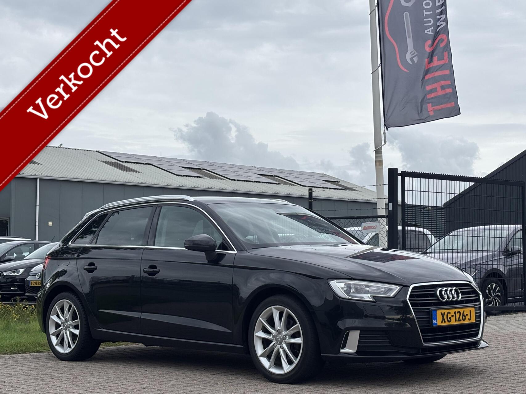 Audi A3 Sportback 1.0 TFSI Pro Line cruise pdc stoel vw 2018 - voorkant