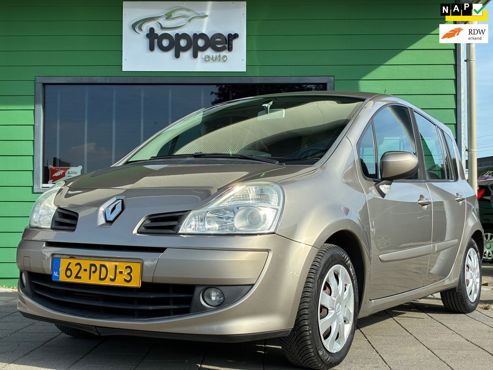 Renault Modus 1.2 TCE Dynamique|1e Eigenaar|D-riem v.v.|Airco|Trekhaak|CruiseControl|Elektr.ramen|Nieuwe APK|NAP| 2011 - voorkant