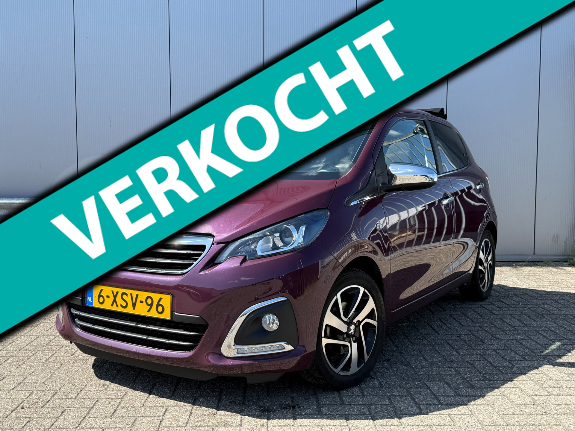 Peugeot Peugeot 108 1.0 e-VTi Allure TOP! | Airco | Bluetooth | Lichtmetalen velgen | Cabrio | 2014 - voorkant