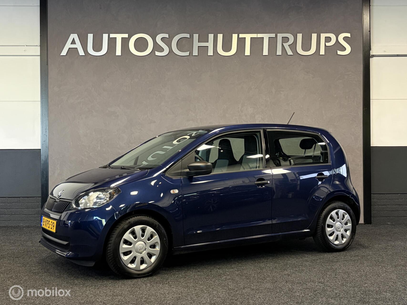 Skoda Citigo 1.0 Greentech Active Pro 1E EIG / NAP / AIRCO / CDV / ALL SEASONS / 2014 - voorkant
