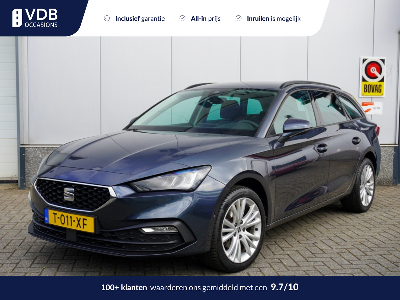 Seat Seat Leon SP 1.0 eTSI Style BnsIn. Automaat | Camera | Rijklaar Prijs | CarPl 2023 - voorkant