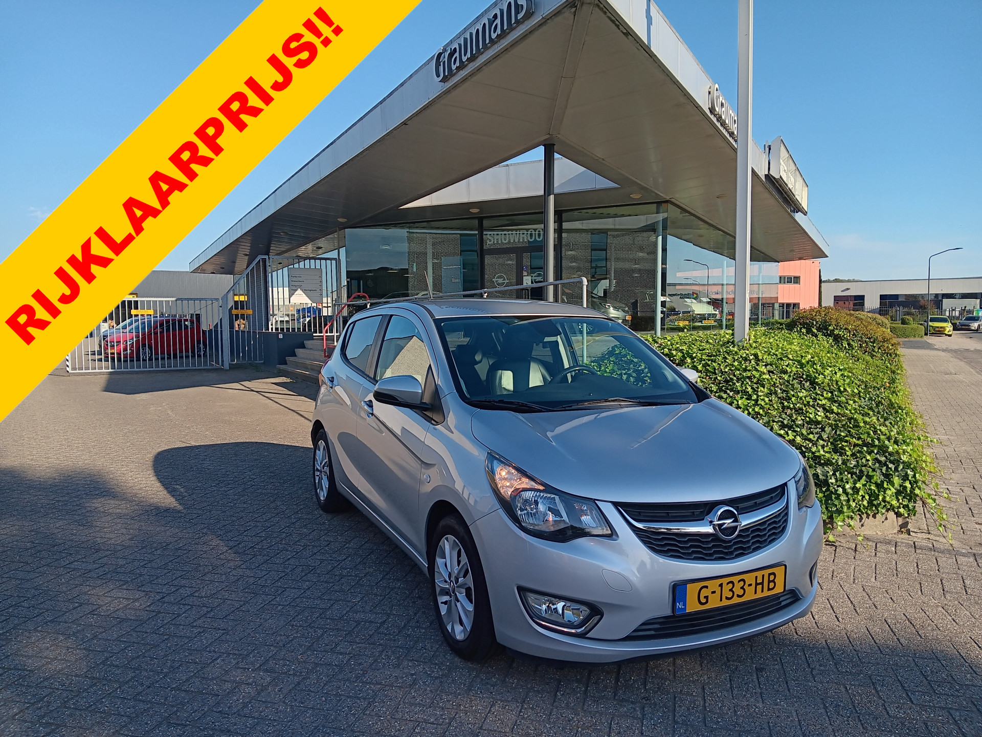 Opel Karl / Viva 1.0 ecoFLEX Innovation,  Airco, Apple Carplay/Anroid auto, PDC, LMV, 12 MND BOVAGGARANTIE 2019 - voorkant
