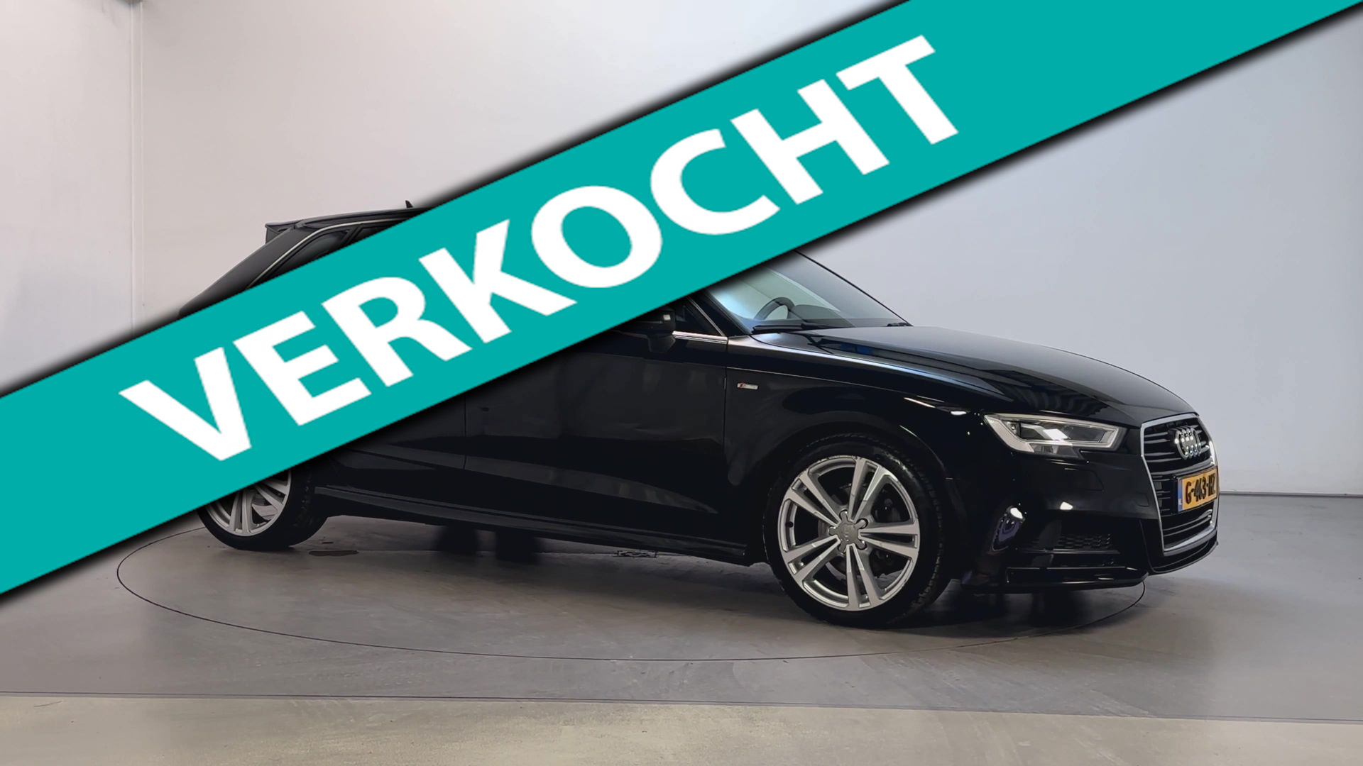 Audi A3 Sportback 35 TFSI CoD Advance Sport S-Line Leder-Stof LED Stoelverwarming App-Connect Navigatie 2019 - voorkant