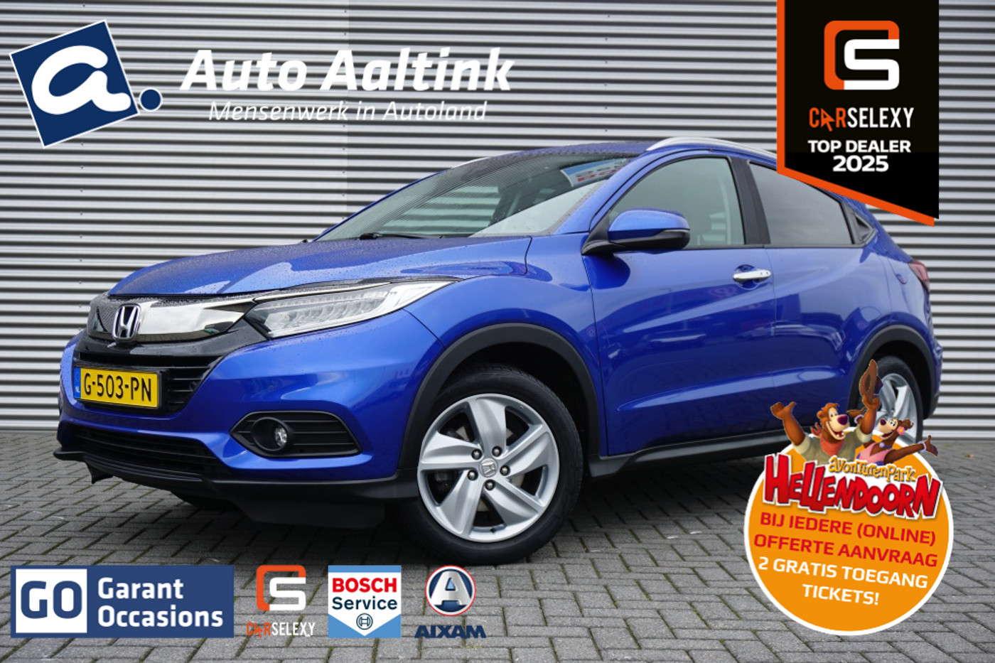 Honda Hr-v 131PK i-VTEC Executive LUXE | PANO | NAVI | TREKHAAK 2019 - voorkant