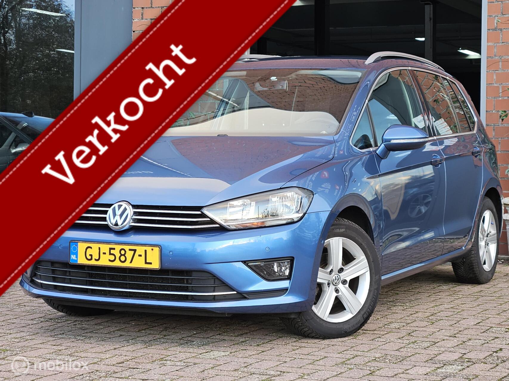 Volkswagen Golf Sportsvan 1.2 TSI Automaat Navi cruise clima 2015 - voorkant