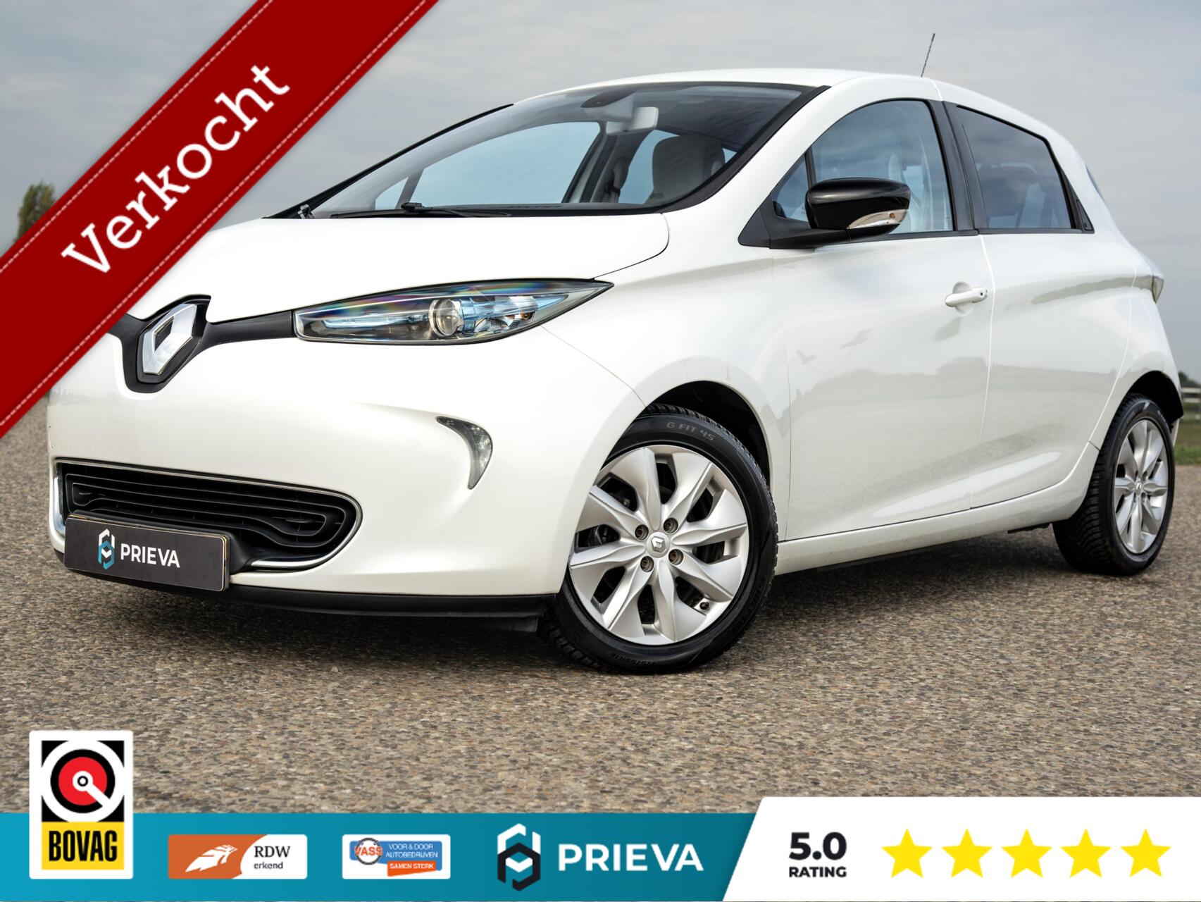 Renault Zoe Q210 Zen Quickcharge 22 kWh | KOOPACCU | Navigatie 2014 - voorkant