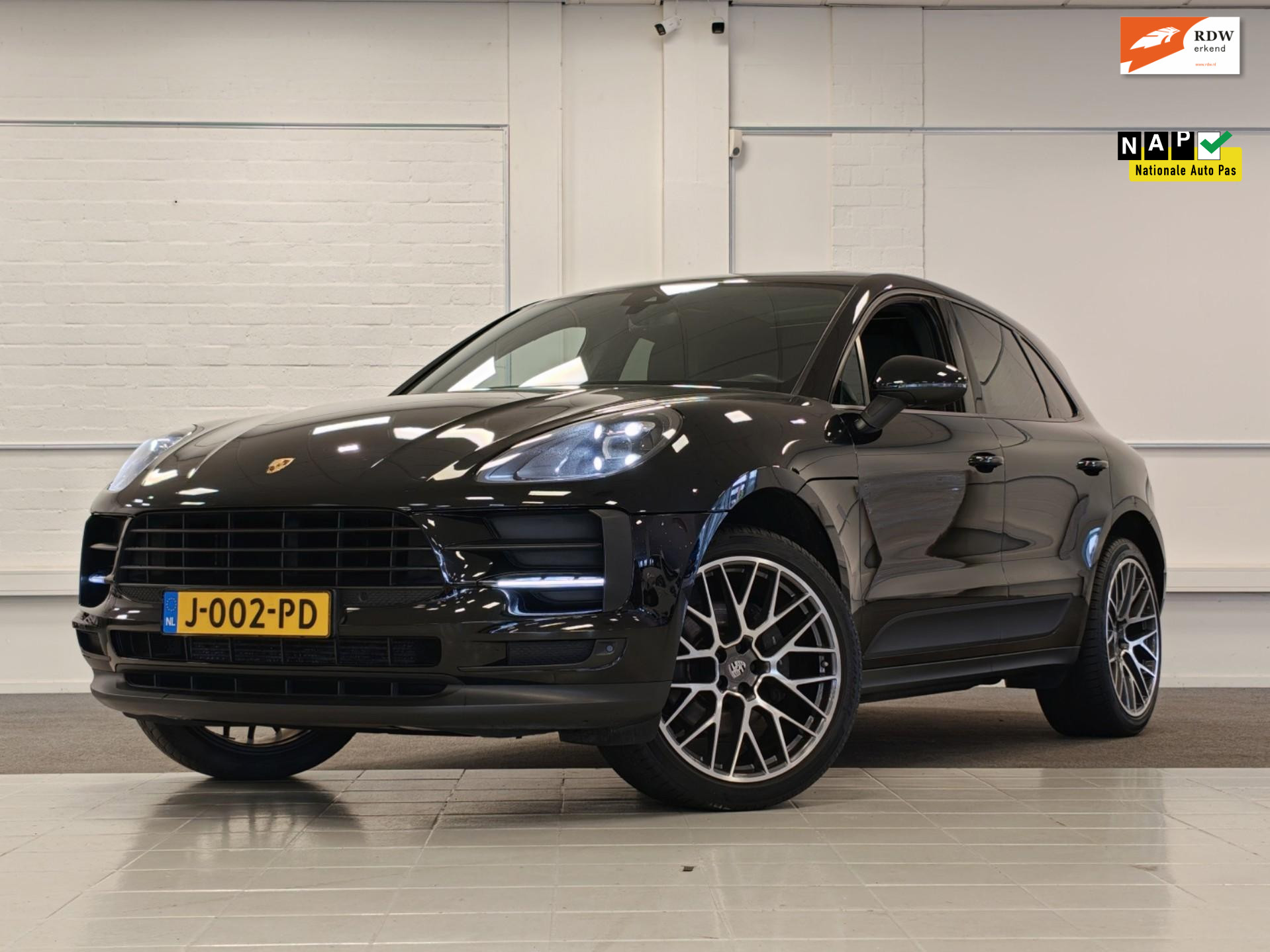 Porsche Macan 2.0T Panoramadak Camera Lederenbekleding Android 21"LM 2019 - voorkant