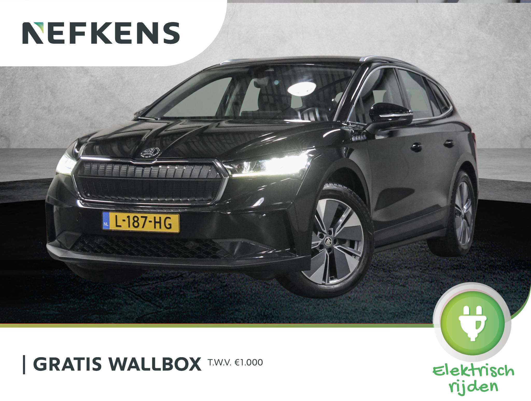 Skoda Enyaq 80 80 201PK 2021 - voorkant