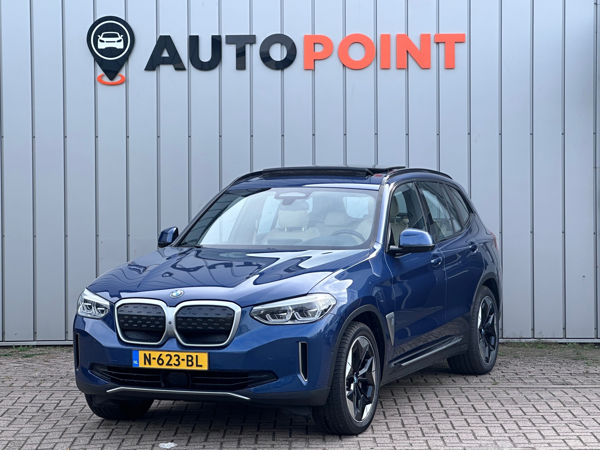 BMW Ix3 High Executive 80 kWh SOH 95% Harman Kardon PANO/HEAD-UP DISPLAY LEER/MEMORY STOELEN 2021 - voorkant