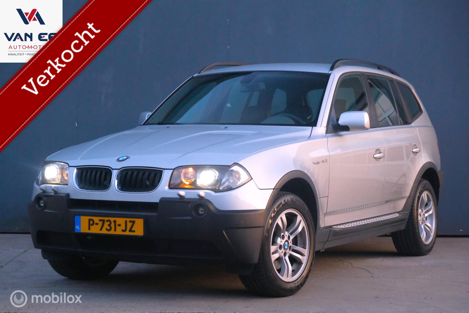 BMW X3 3.0i Executive | Leer |  APK 6-2026 | Sport Pakket 2004 - voorkant