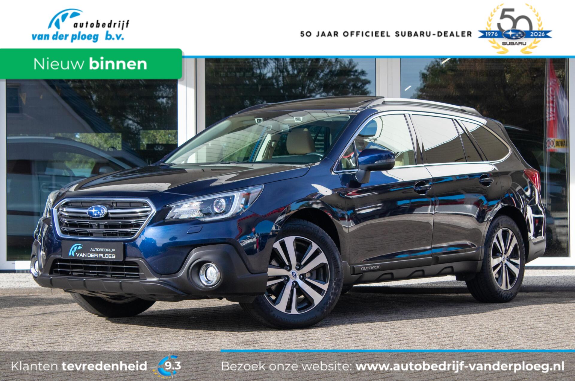 Subaru Outback 2.5 CVT Premium | Eyesight | Trekhaak | Navigatie 2018 - voorkant