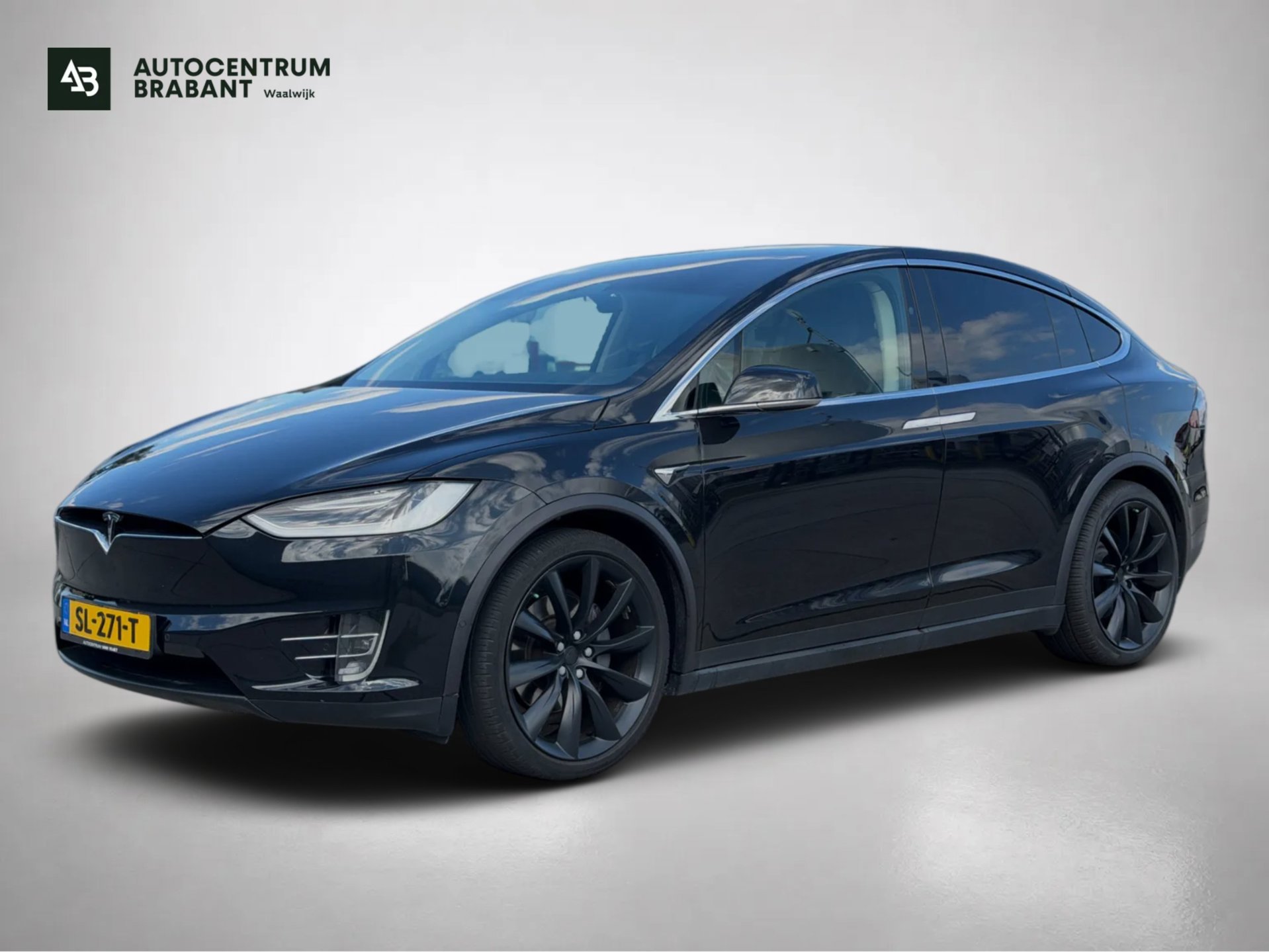 Tesla Model X 100D 6P. (NL-auto, Perfect ondH, Voll Opties, Auto-Pilot,Etc) 2018 - voorkant