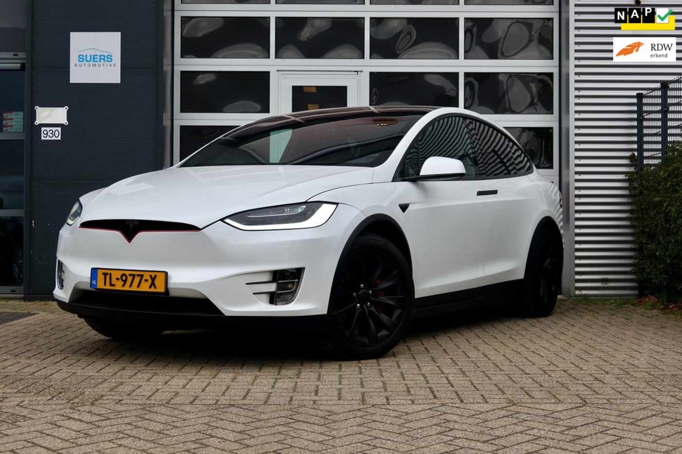 Tesla Model X 75D Base 7p/ SOH 87% 2018 - voorkant