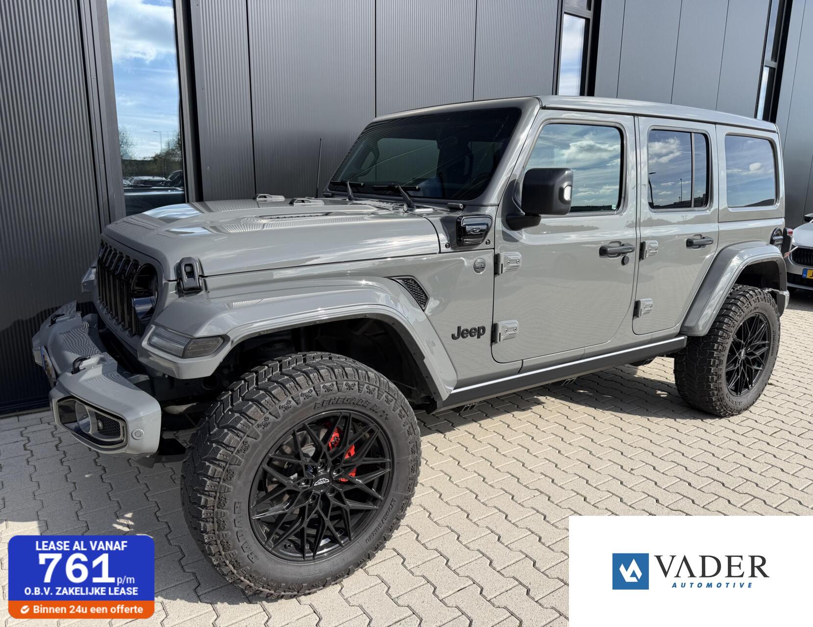Jeep Wrangler Unlimited 4xe 380 Sahara 2022 - voorkant