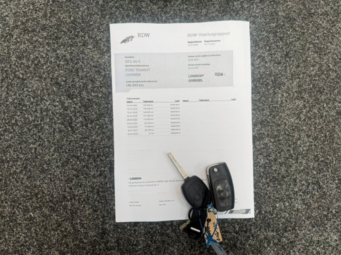 Foto van Ford Transit Courier