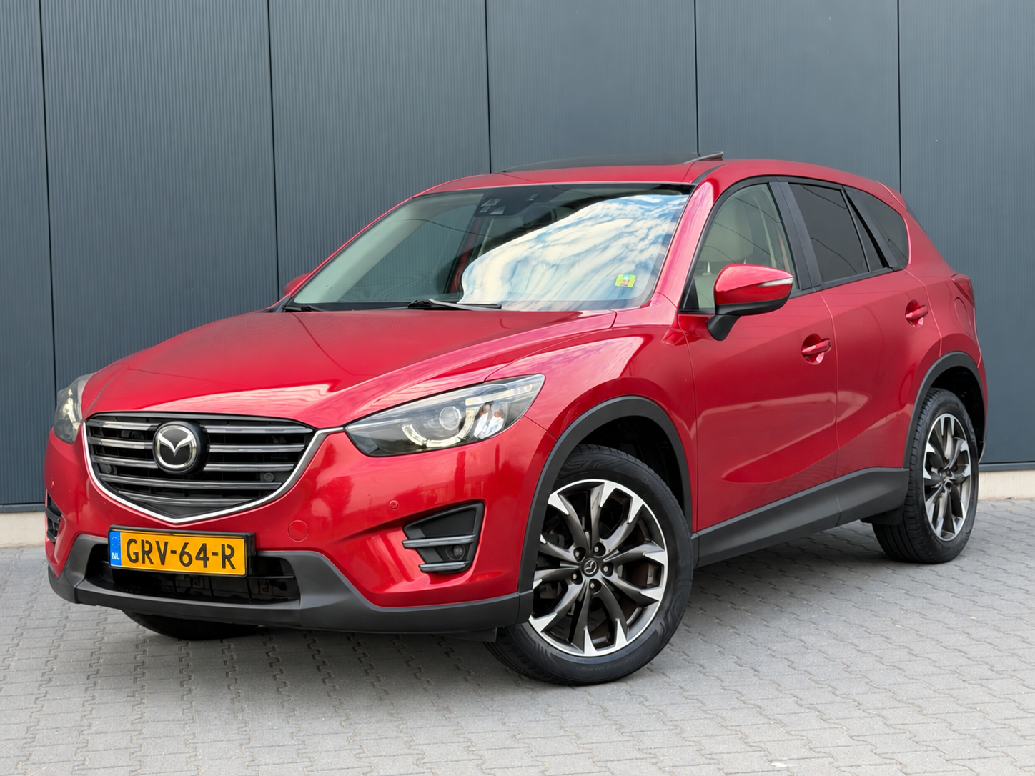 Mazda Cx-5 2.5 SkyActiv-G 192 GT-M 4WD Schuifdak - Leder - Led - Trekhaak 2015 - voorkant