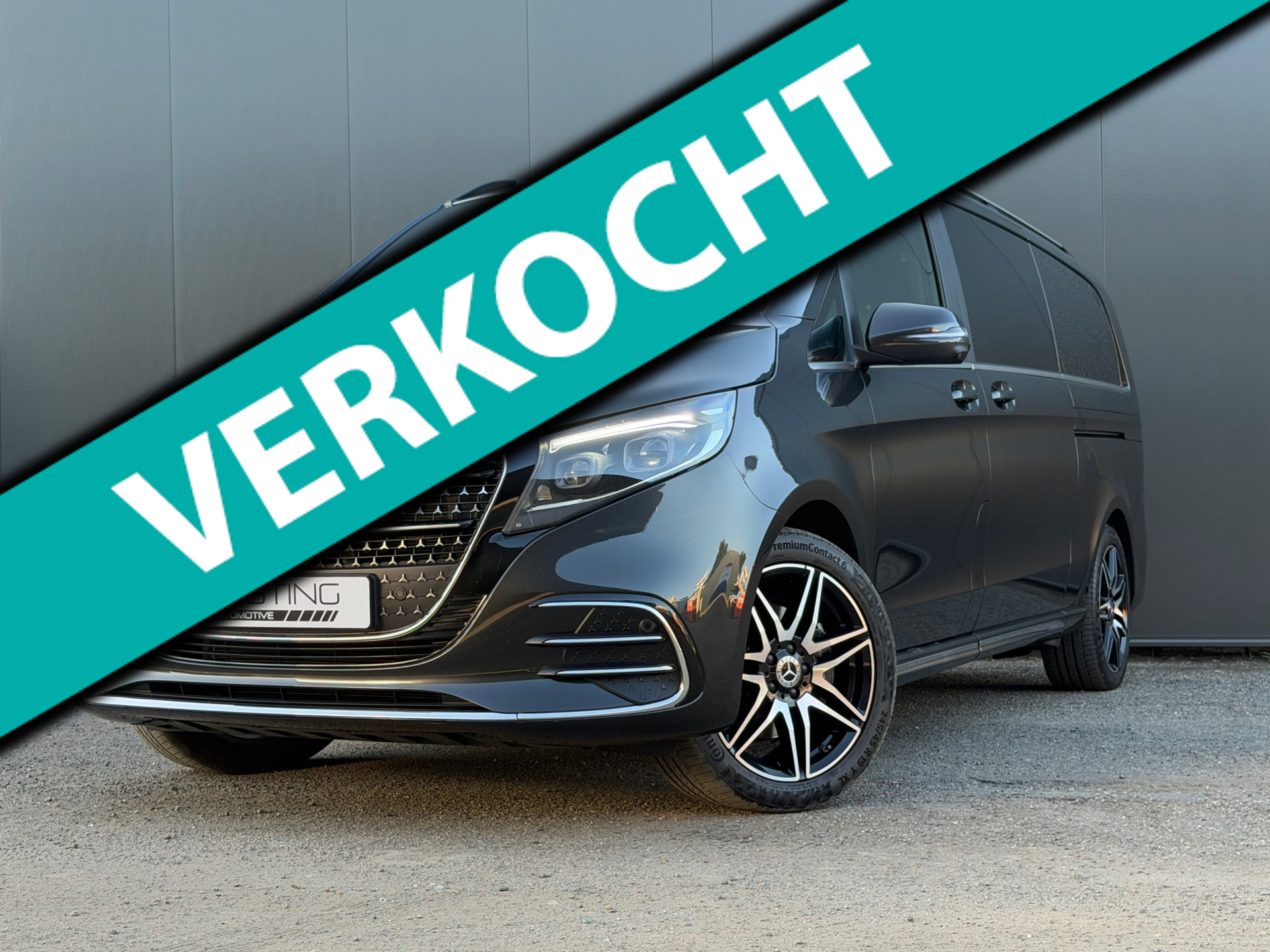 Mercedes-Benz V-klasse 300d L3 Exclusive Luchtvering Trekhk 2024 - voorkant