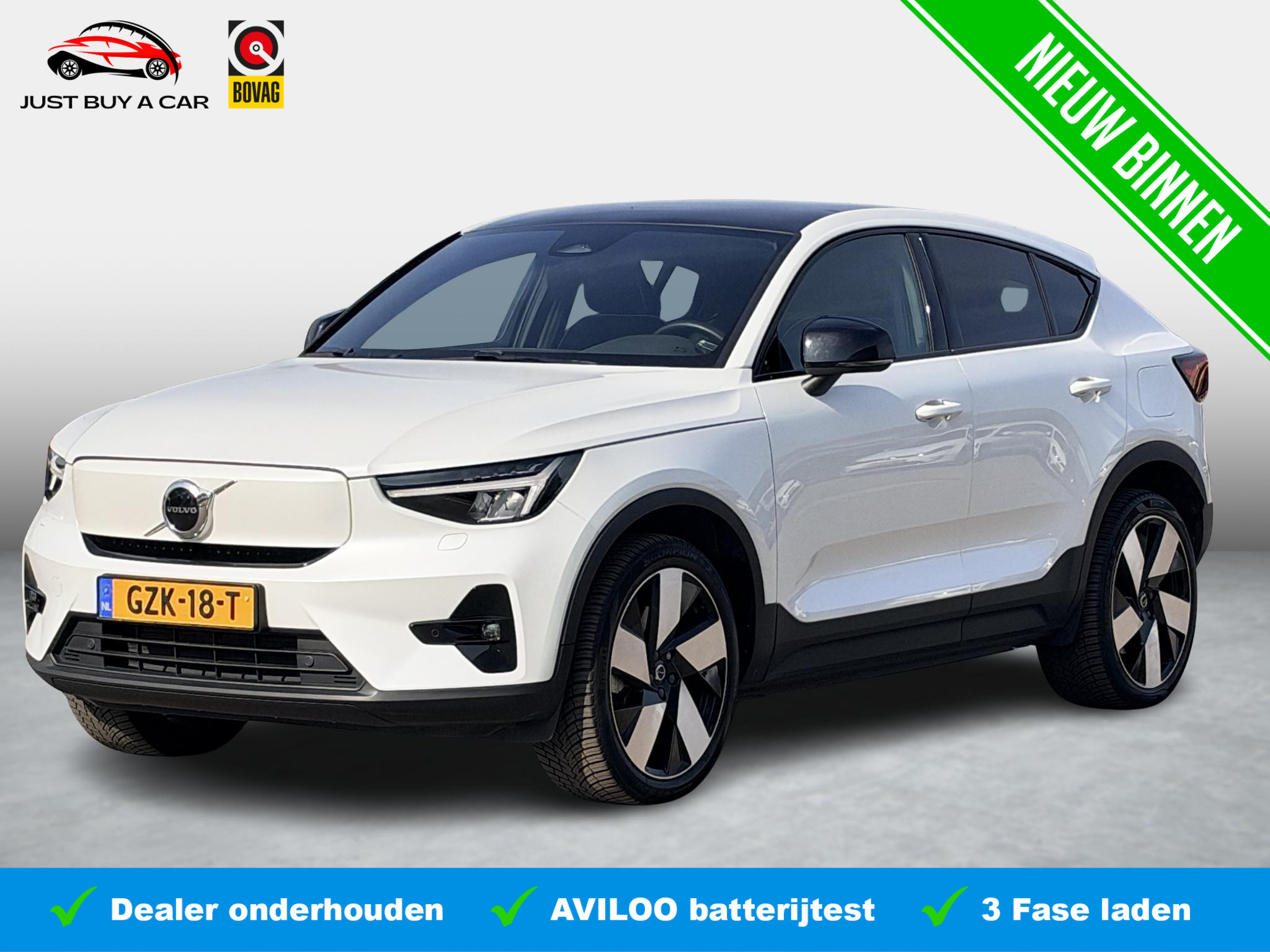 Volvo C40 Recharge Plus 69 kWh 2022 - voorkant