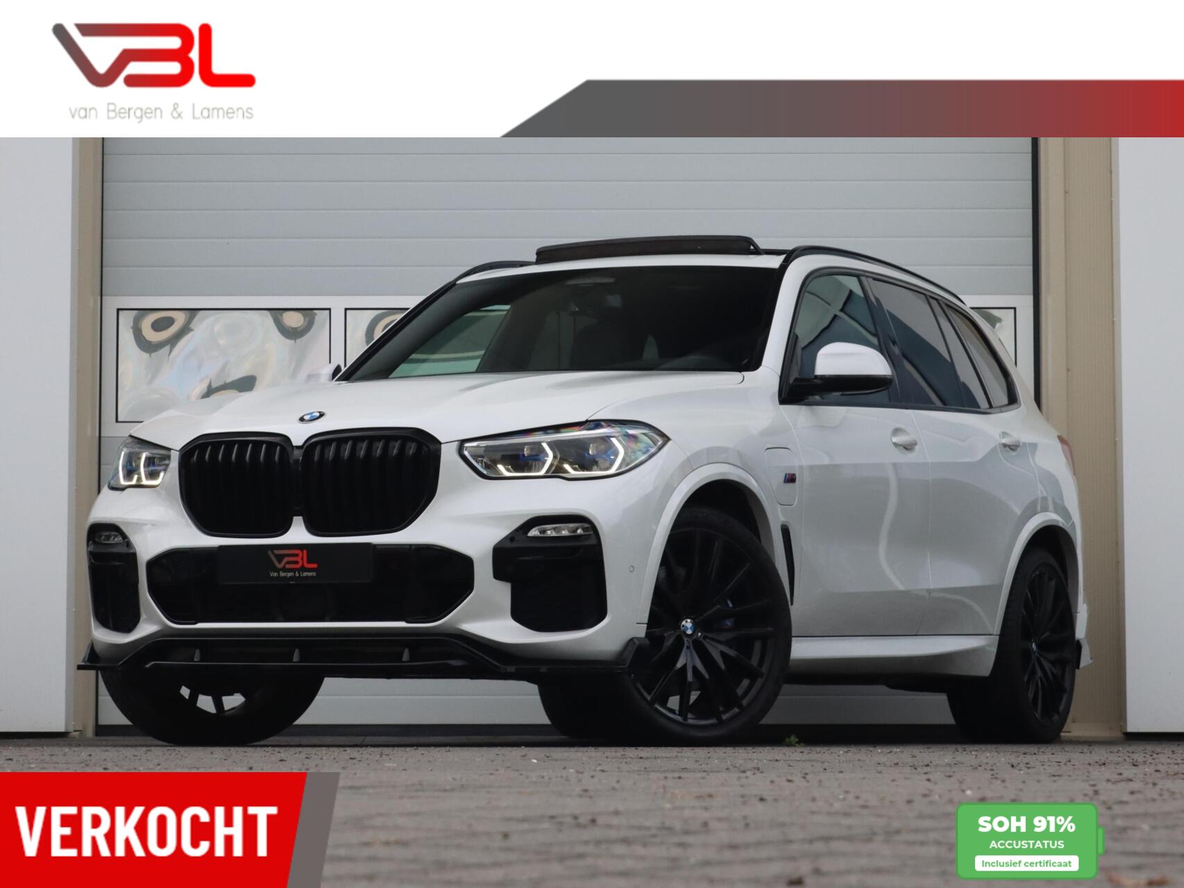 BMW X5 xDrive45e High Executive | M-sport  | Panoramadak | SOH 91% 2020 - voorkant