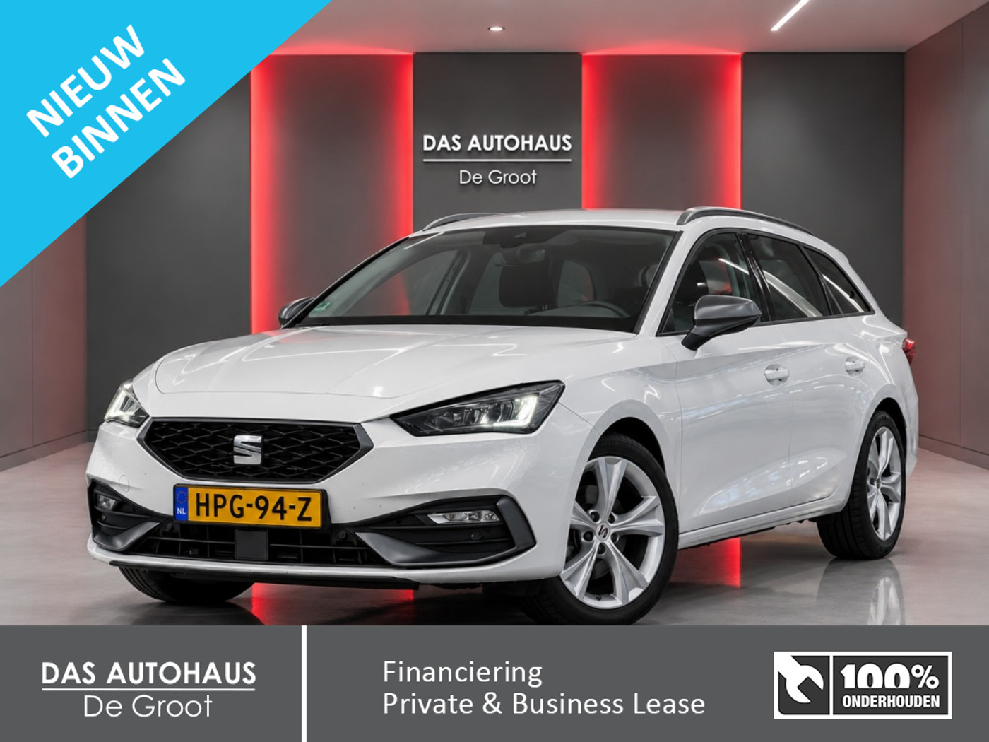 Seat Leon Sportstourer 1.5 TSI 115pk FR 2025 - voorkant