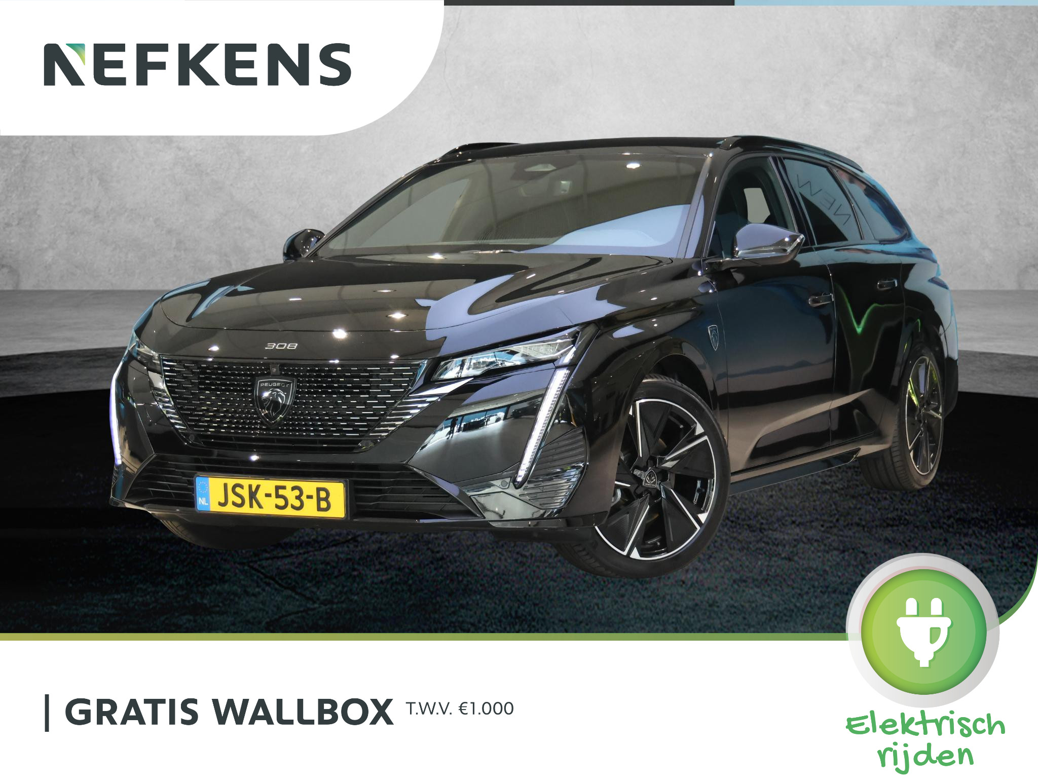Peugeot E-308 SW GT Avantage EV 54 kWh 2025 - voorkant