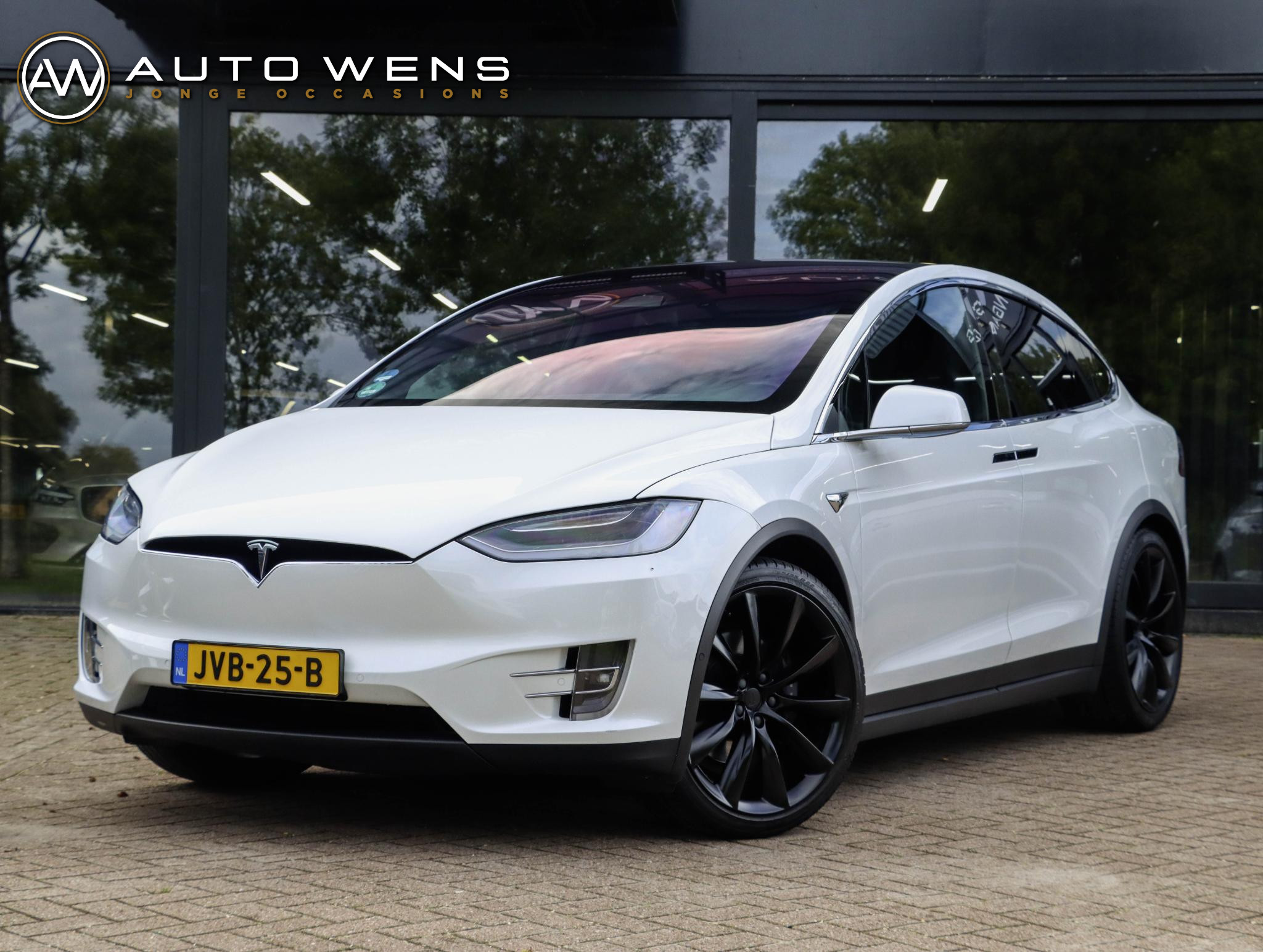 Tesla Model X Long Range 7p. 2020 - voorkant
