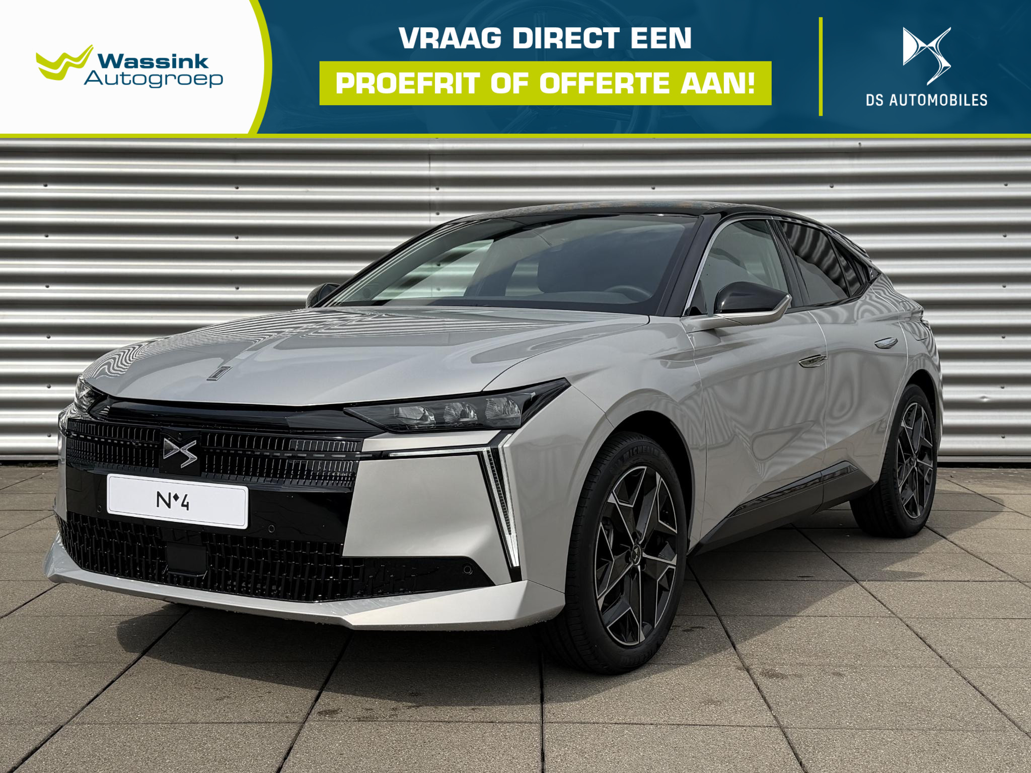 DS No 4 1.6 PHEV Pallas Comfort Pack 2026 - voorkant