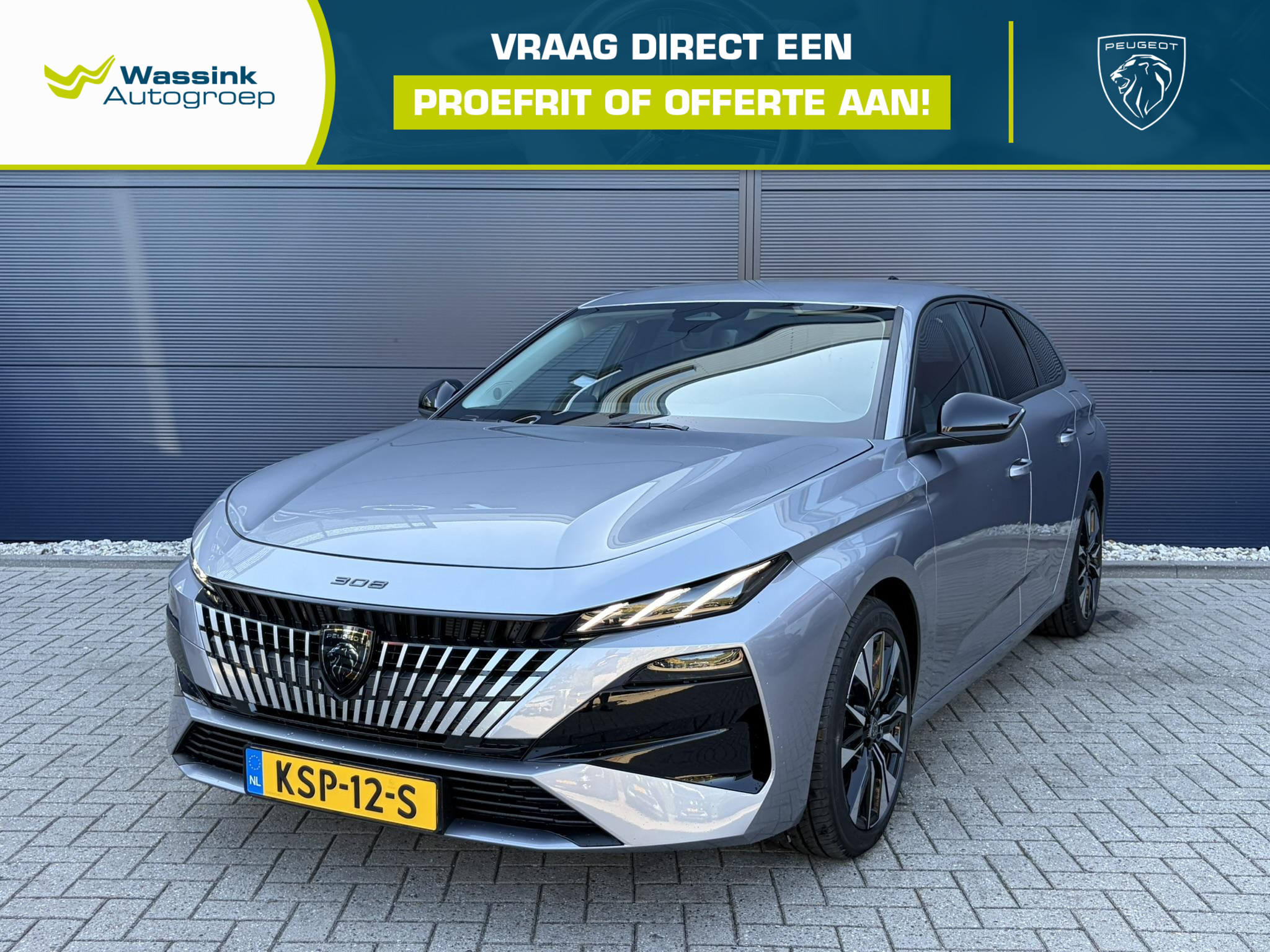 Peugeot 308 SW 1.6 Plug-in Hybrid 195 GT 2026 - voorkant