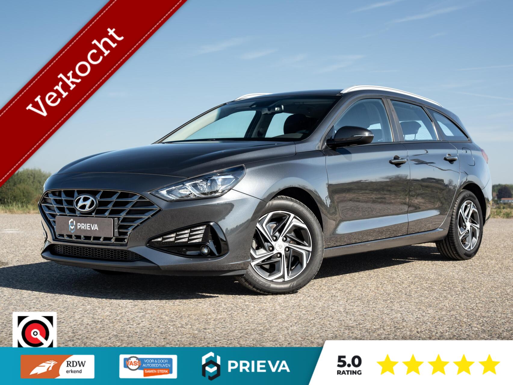 Hyundai I30 CW 1.0 T-GDI Essential 120PK | Dealer| Stoel- & Stuurverwarming | Camera | CarPlay 2021 - voorkant