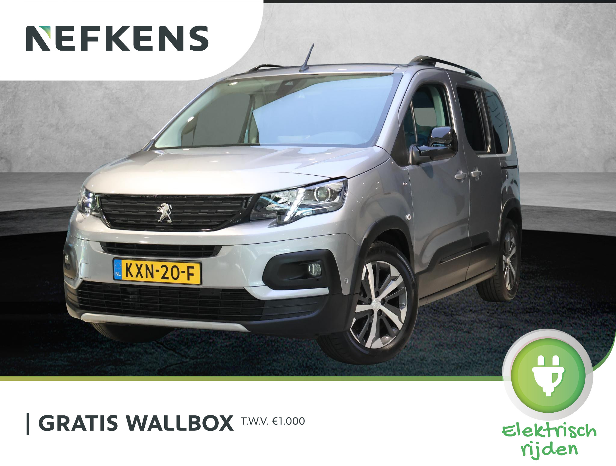 Peugeot E-rifter EV Allure Pack 50 kWh 2023 - voorkant