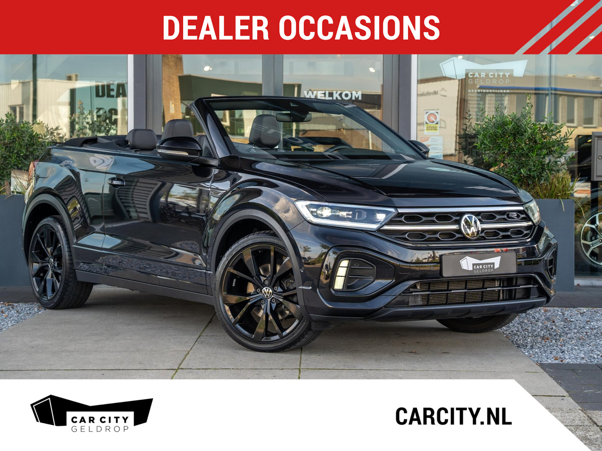 Volkswagen T-roc Cabrio 1.5 TSI 150pk Automaat R-Line | Trekhaak | BEATS | Alarm 2022 - voorkant