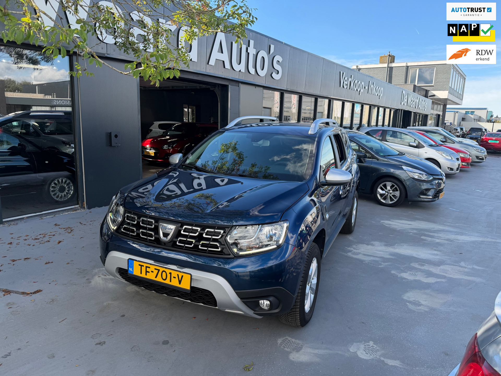 Dacia Duster 1.2 TCe Comfort/ airco/cruise/LM velgen/NAP/1e eigenaar/Dealer onderhouden/12 maanden garantie 2018 - voorkant