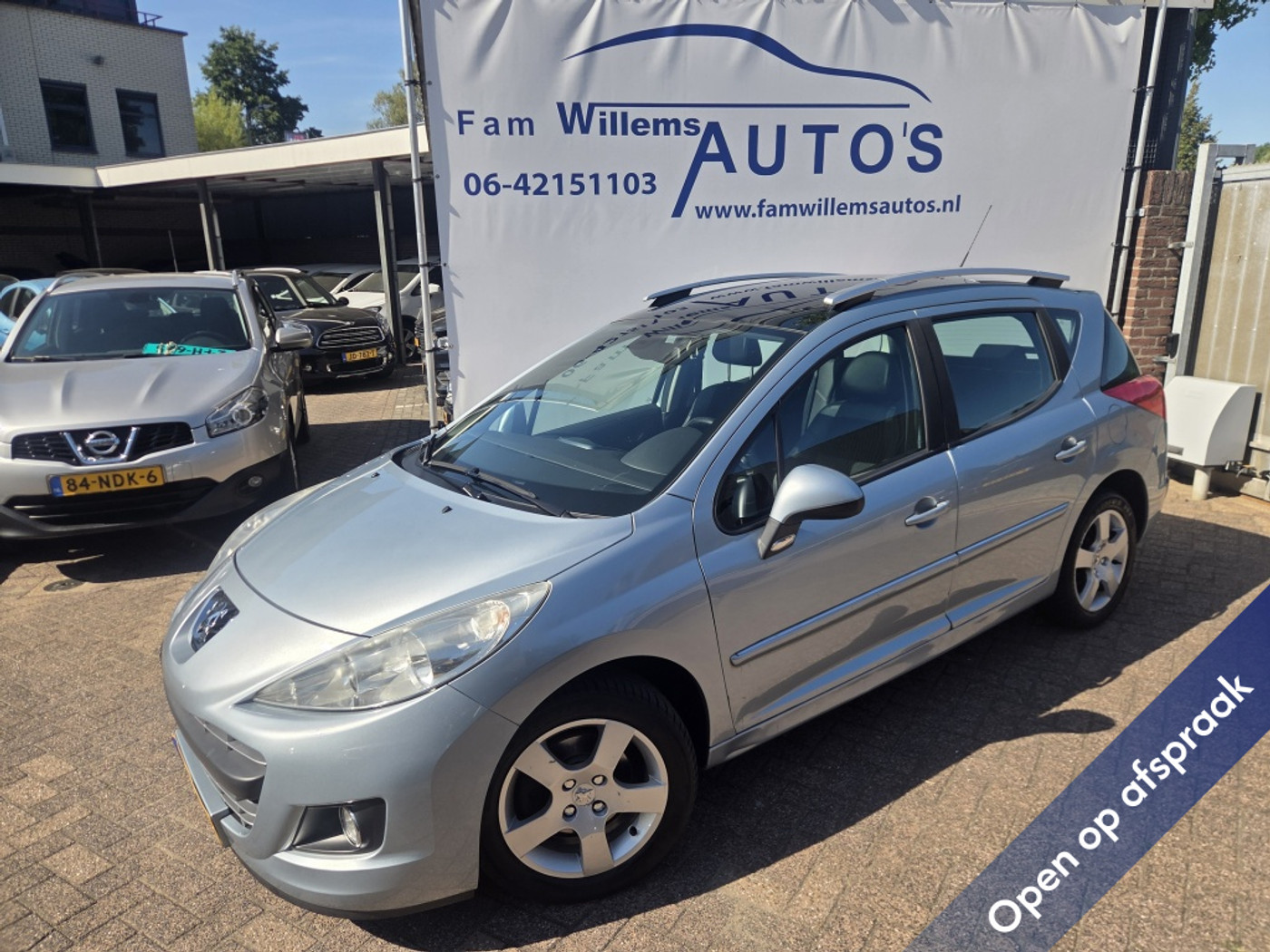 Peugeot 207 1.6 VTi Automaat Airco Panoramadak Nap NL 2011 - voorkant