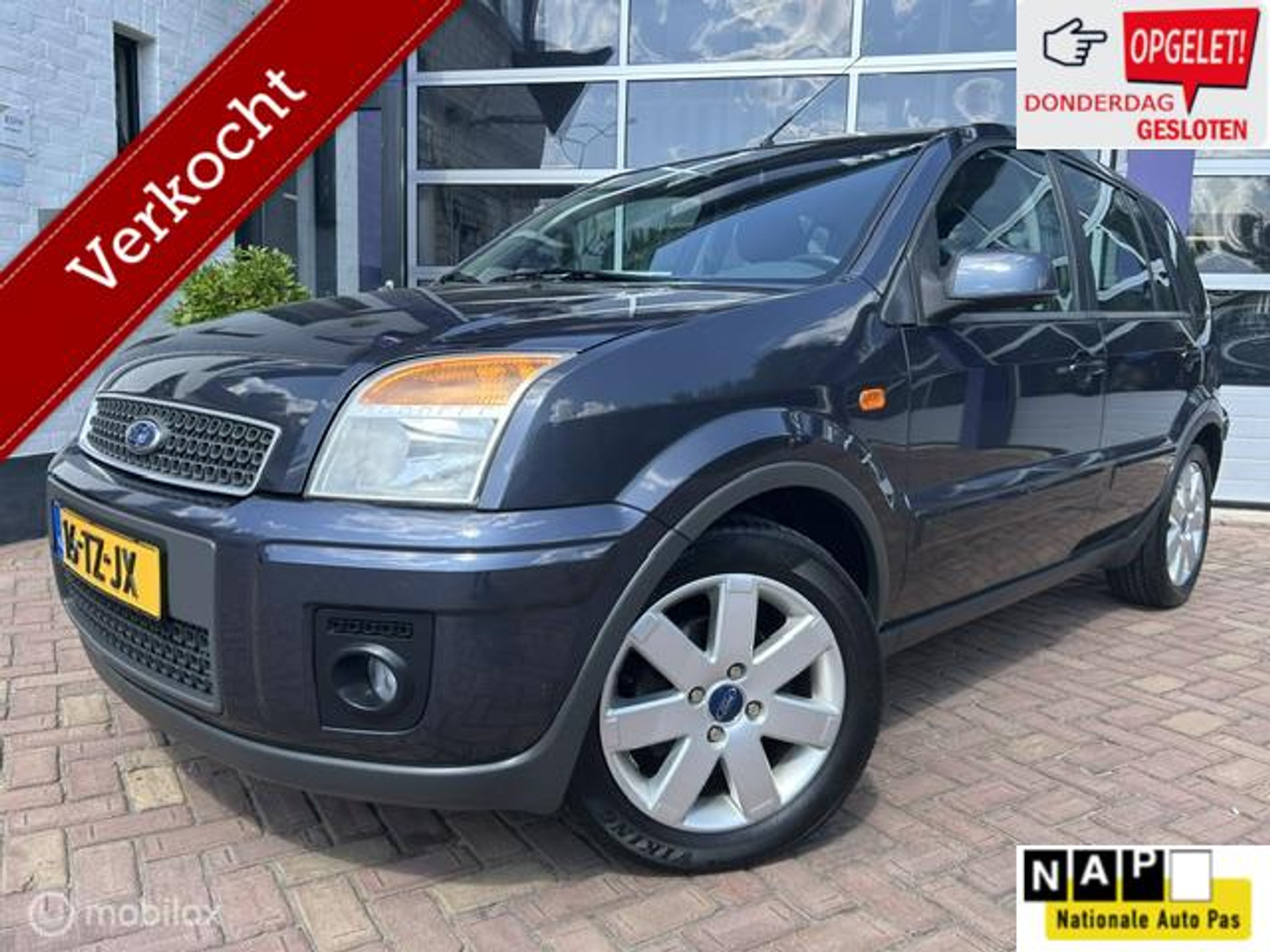 Ford Fusion 1.4-16V Trend * AIRCO * TREKHAAK * LM VELGEN * 2007 - voorkant