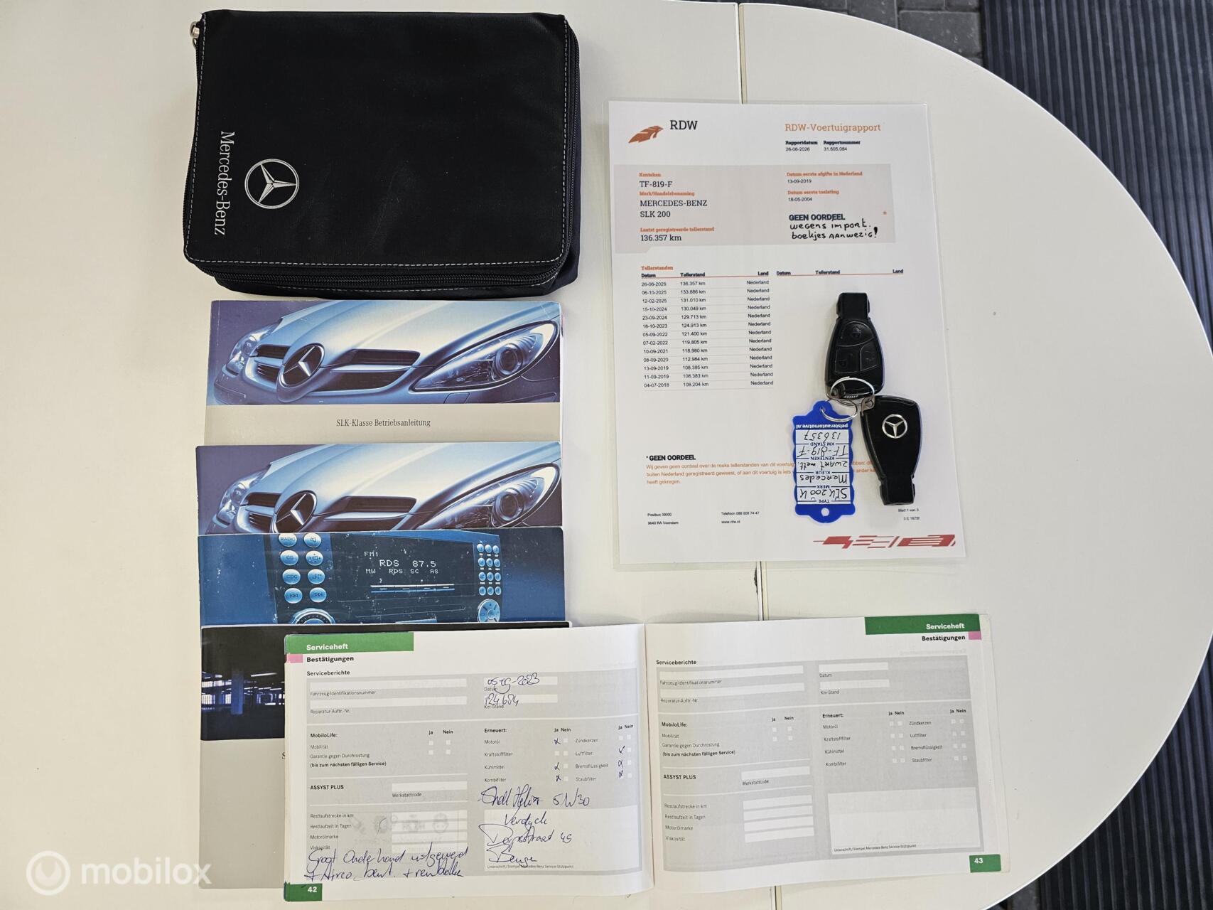 Foto van Mercedes-Benz SLK 200 Kompressor