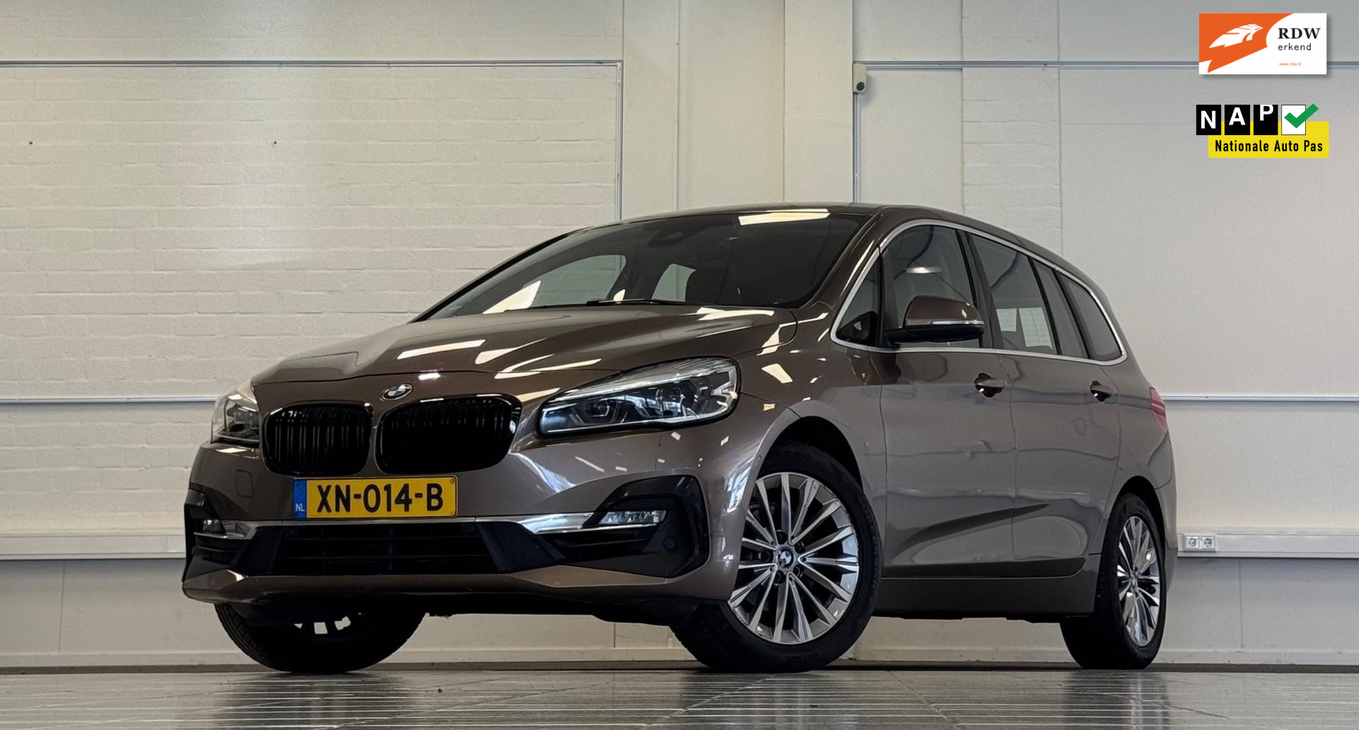BMW 216i Gran Tourer 216i Executive Edition 2e Eigenaar Trekhaak Lerenbekleding 2019 - voorkant