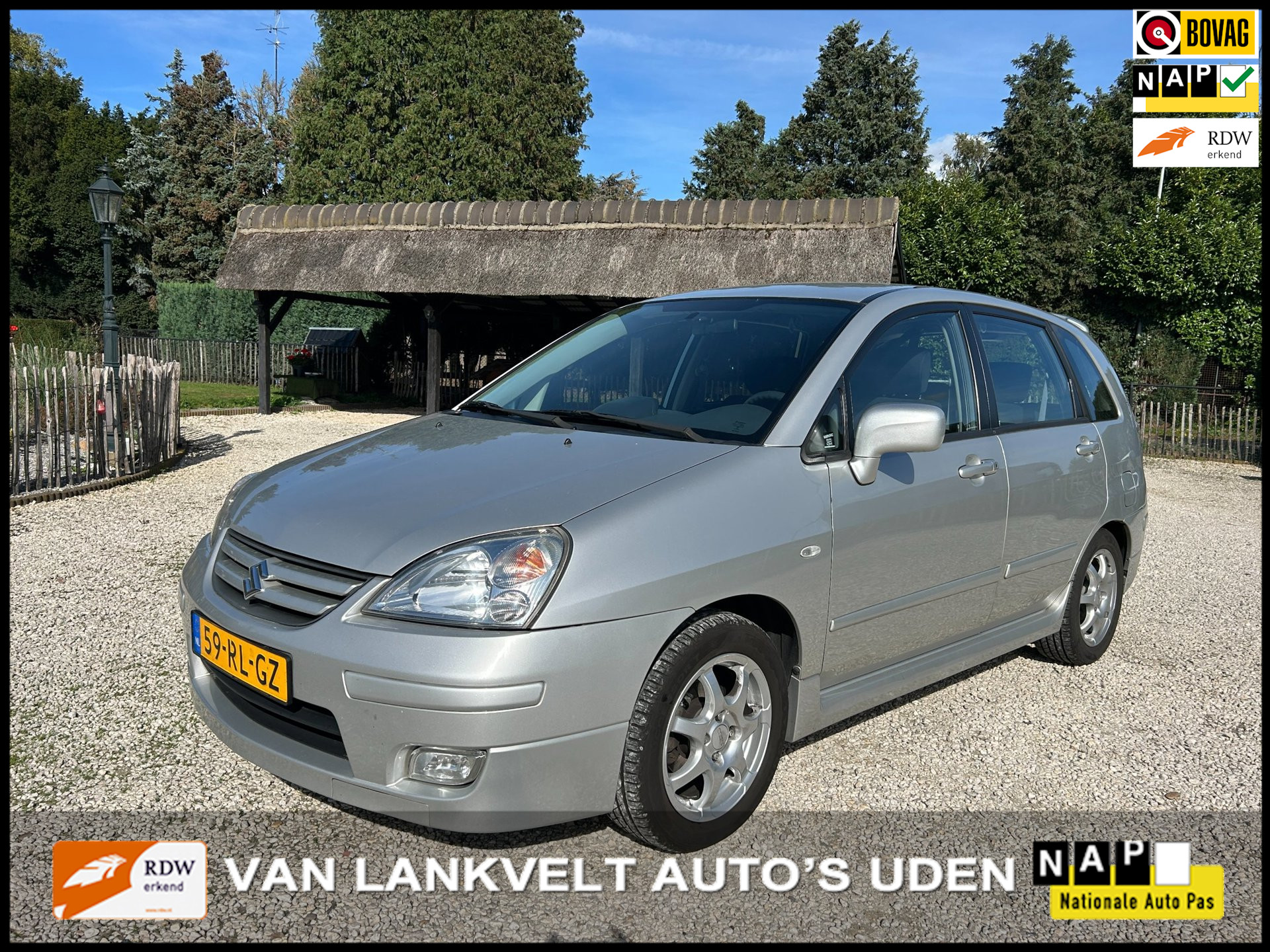Suzuki Liana 1.6 Exclusive Automaat, ECC, Cruise, TREKHAAK 2005 - voorkant