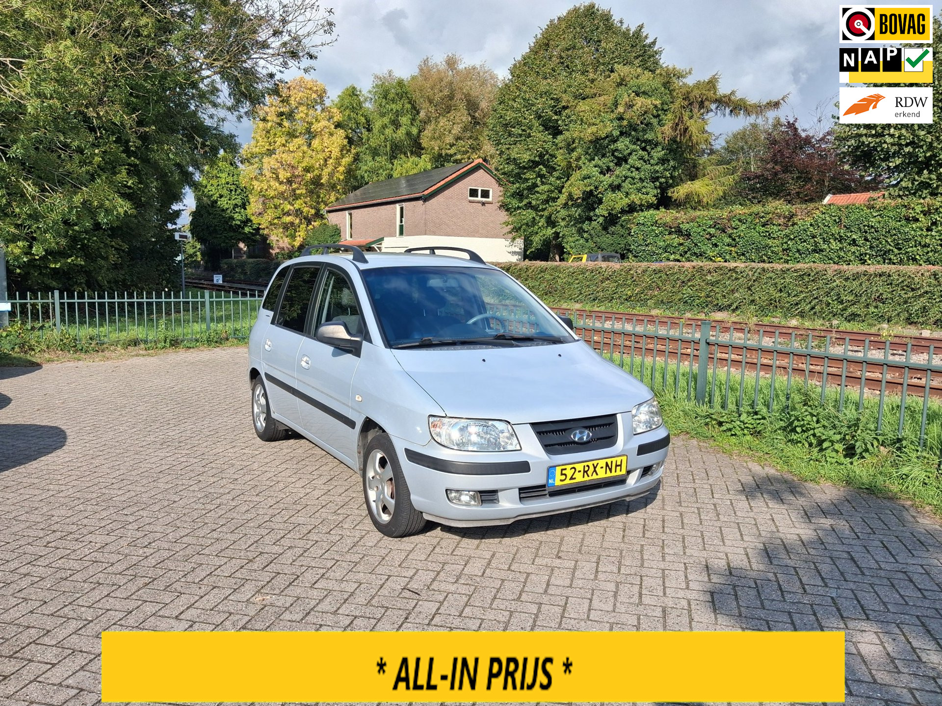 Hyundai Matrix 1.6i Dynamic Airco trekhaak ALINPRIJS 2005 - voorkant