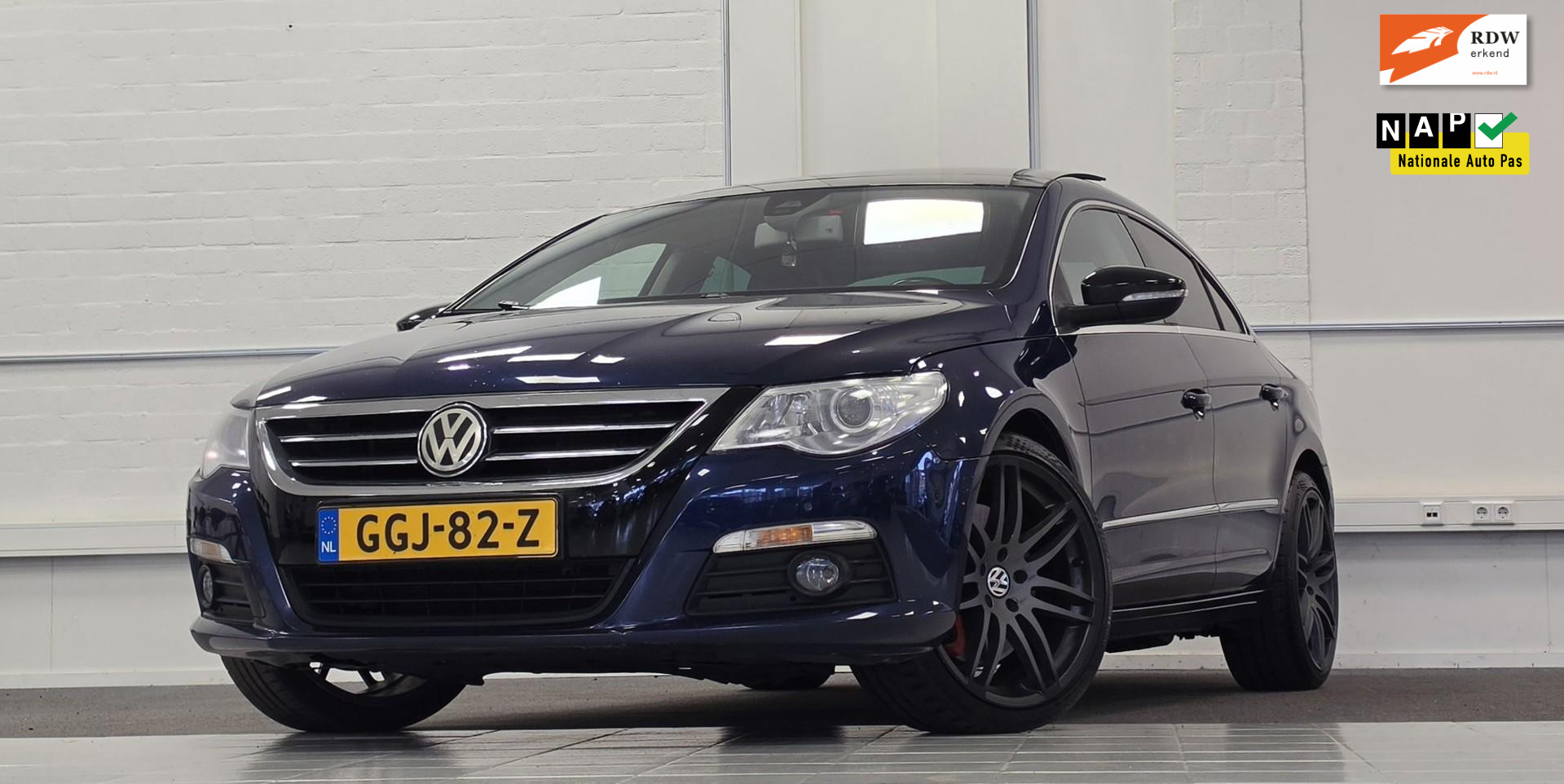 Volkswagen Passat CC 3.6 V6 FSI 4Motion Schuif/kanteldak. Xenon Leer 5.6s 0-100 2008 - voorkant