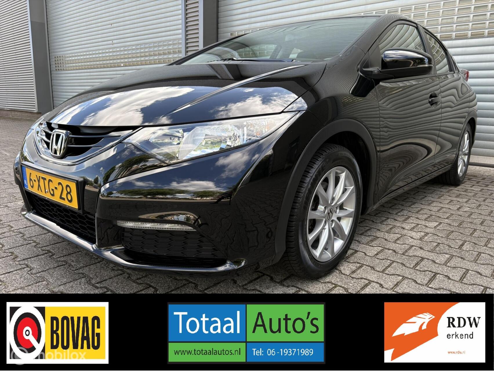 Honda Civic 5dr 1.4 Comfort Business*CRUISE*TREKHAAK*TOP ONDERH. 2014 - voorkant