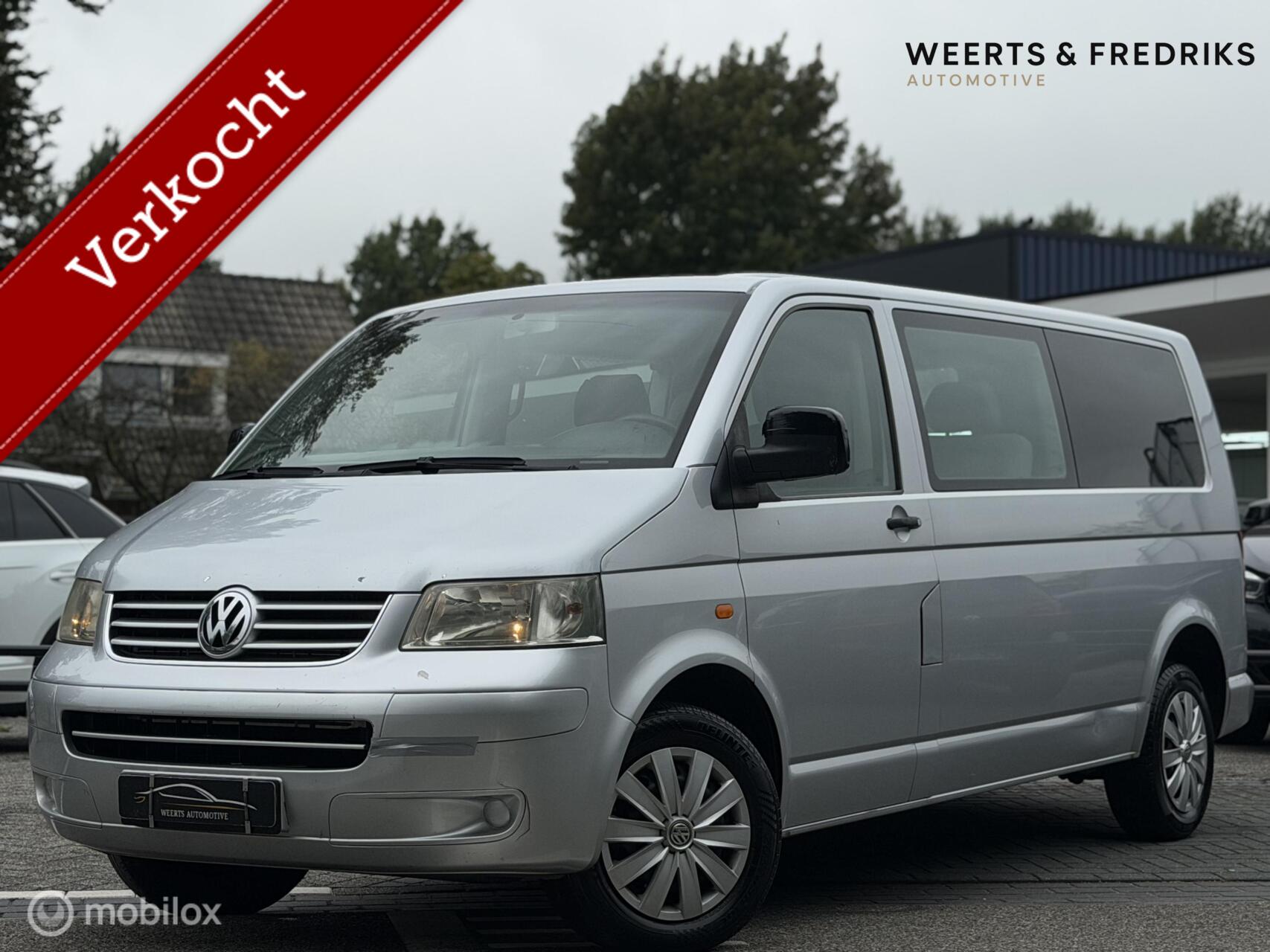 Volkswagen Transporter lang 1.9 TDI 340 DC BTW!|AIRCO|1e EIG 2005 - voorkant