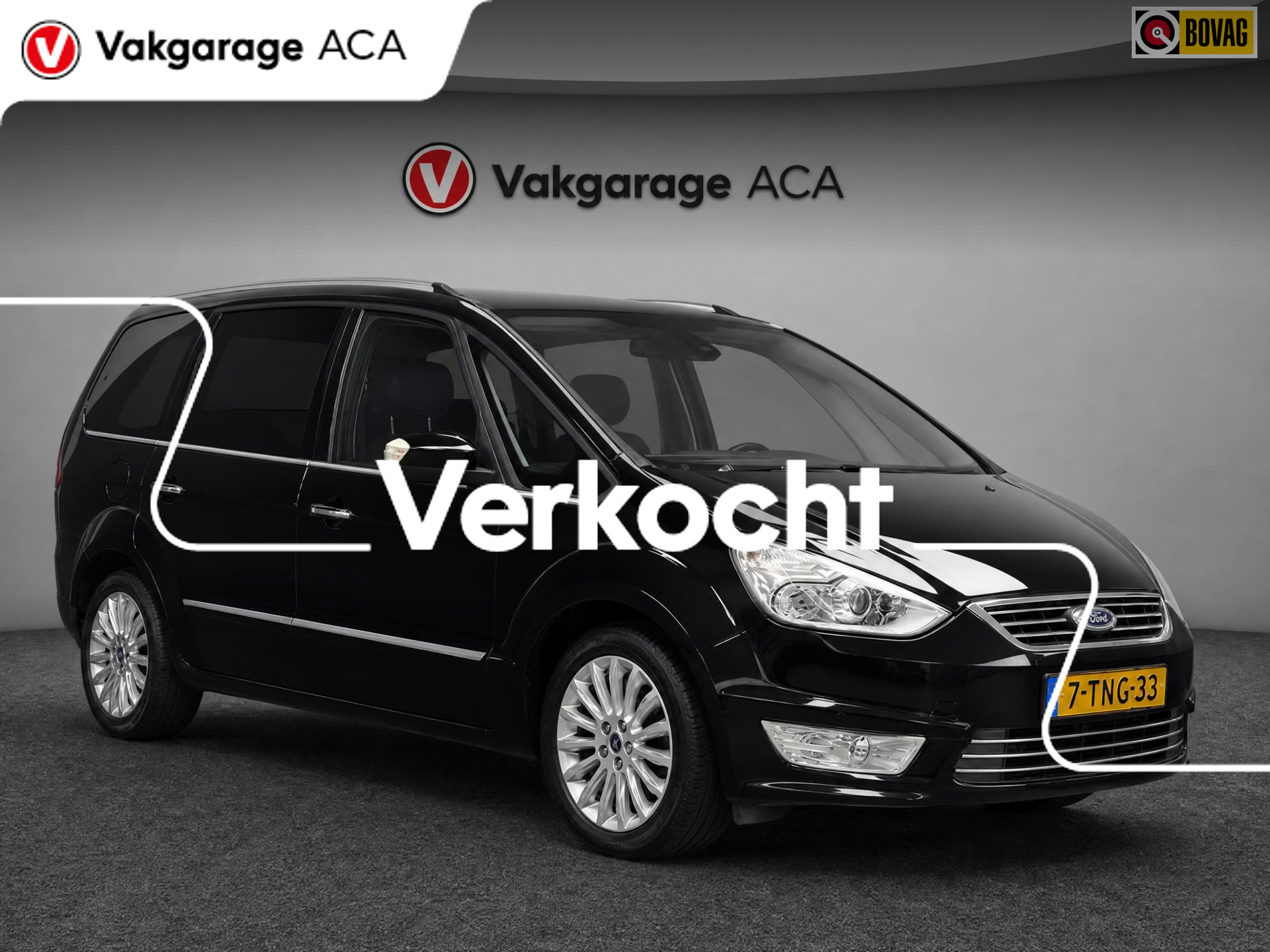 Ford Galaxy 1.6 SCTi Platinum // 7-PERS // PANO // TREKHAAK // NAVI // CLIMA // ALCANTARA // 2014 - voorkant