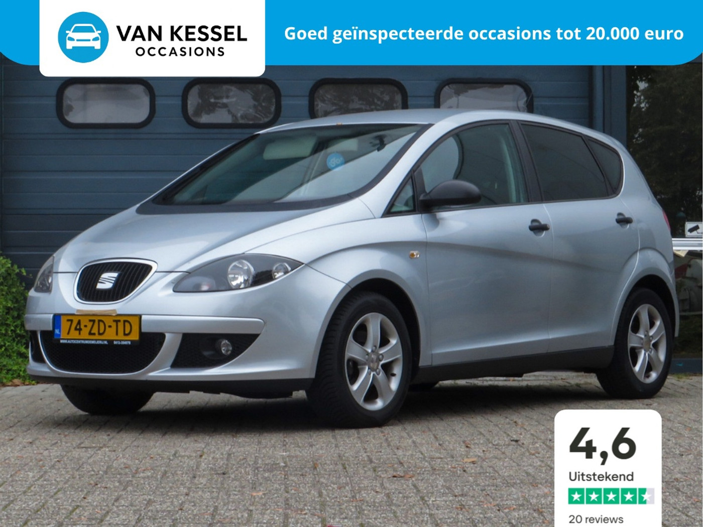 Seat Altea 1.6 Comfortstyle | Cruise | Climate | Nap 2008 - voorkant