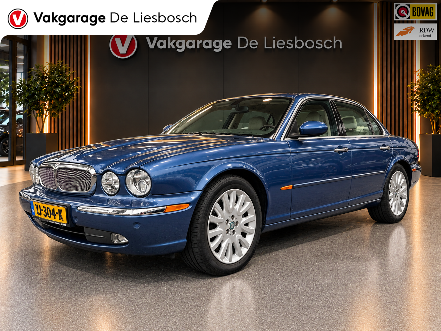 Jaguar XJ 4.2 V8 Super charge leer/schuifdak/boeken/stoelverw/navi/ 2004 - voorkant