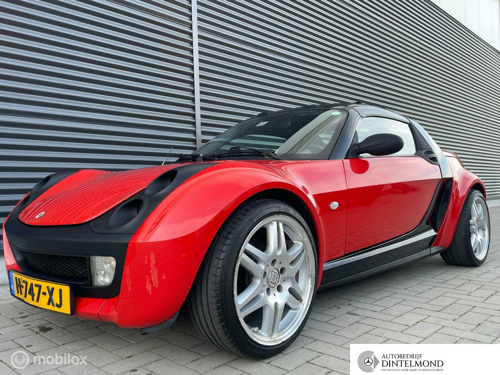 Smart Roadster 82pk, mistlampen,brabus wielen, bc, f1 stuur 2004 - voorkant