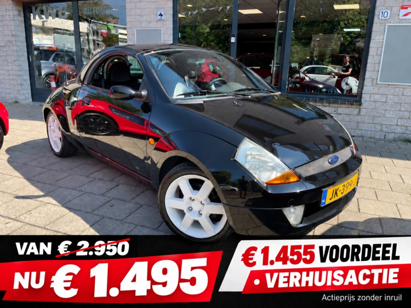 Ford Street Ka 1.6 Leer Hardtop Nieuwe apk 2004 - voorkant